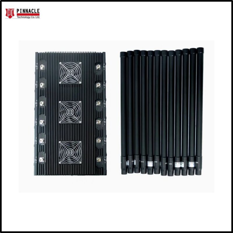 ডেস্কটপ 300W মোবাইল ফোন 2G/3G/4G/5G ওয়াইফাই কনফারেন্স মিটিং রুম সিগন্যাল জ্যামার