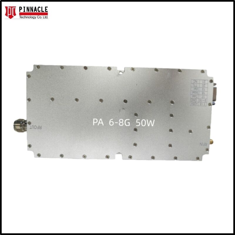 5925-7125 MHz সিগন্যাল দমনের জন্য 50W বা 100W আউটপুট সহ হাই-পাওয়ার ওয়াইফাই 6E RF জ্যামার অ্যামপ্লিফায়ার মডিউল