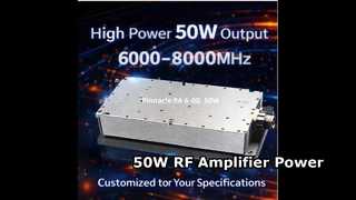 50W ব্রডব্যান্ড 400-3000MHZ/2500-6000MHZ/6000-8000MHZ RF অ্যামপ্লিফায়ার মডিউল
