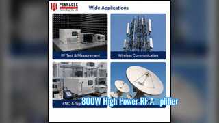 শিল্প ব্যবহারের জন্য 800W 1200 1400MHz RF পাওয়ার অ্যামপ্লিফায়ার